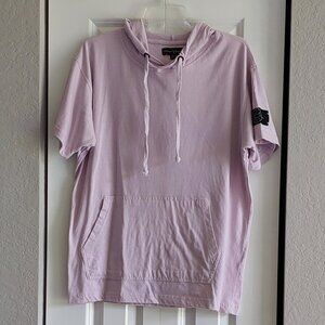 Company Eighty-1 Short Sleeve Lavender Hoodie Women's Size M